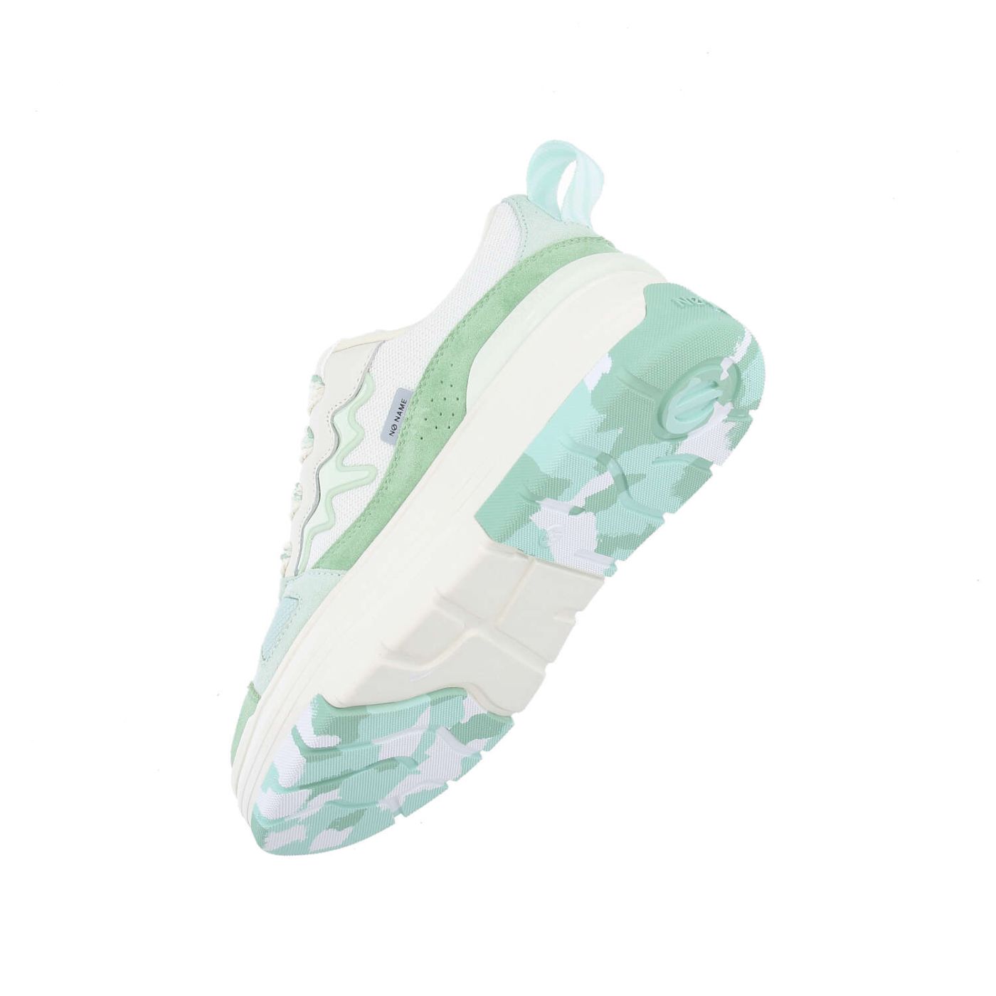 NOLLIE MILKSHAKE W - SUEDE/MESH/NAPP - MINT GREEN/OFF WHITE